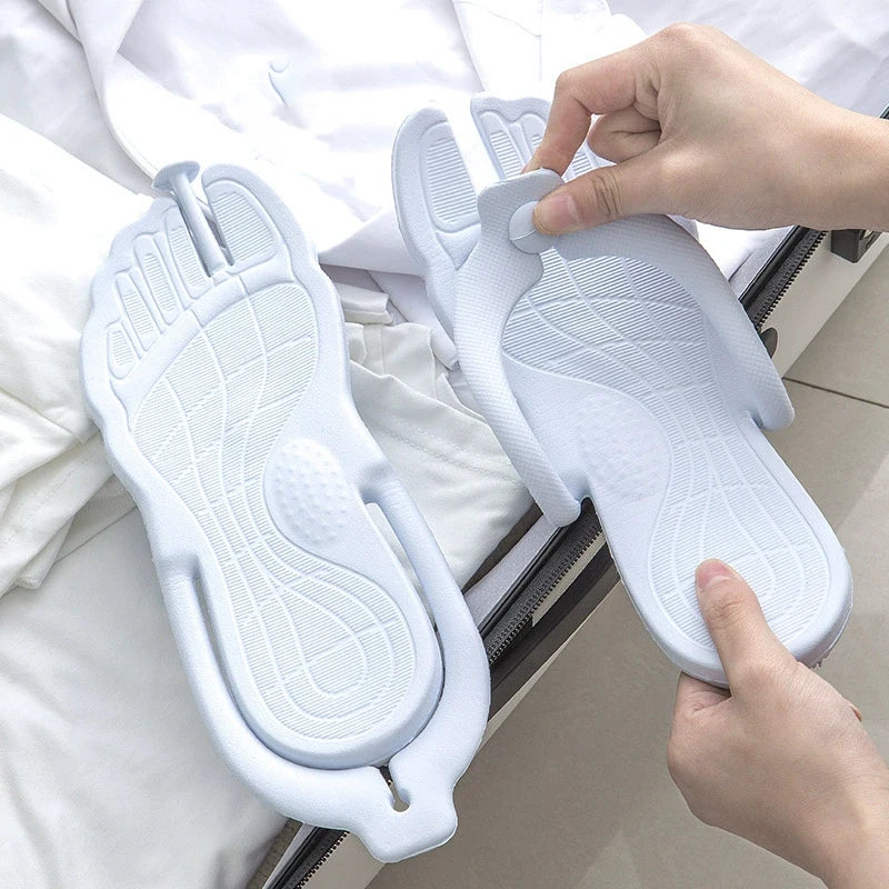 Women's Foldable Travel Slippers | EVA Flip Flops Hotel & Beach