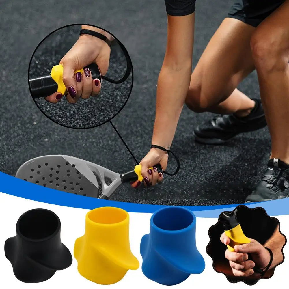 Tennis Grip Corrector – Silicone Anti-Slip Racket Handle Cover