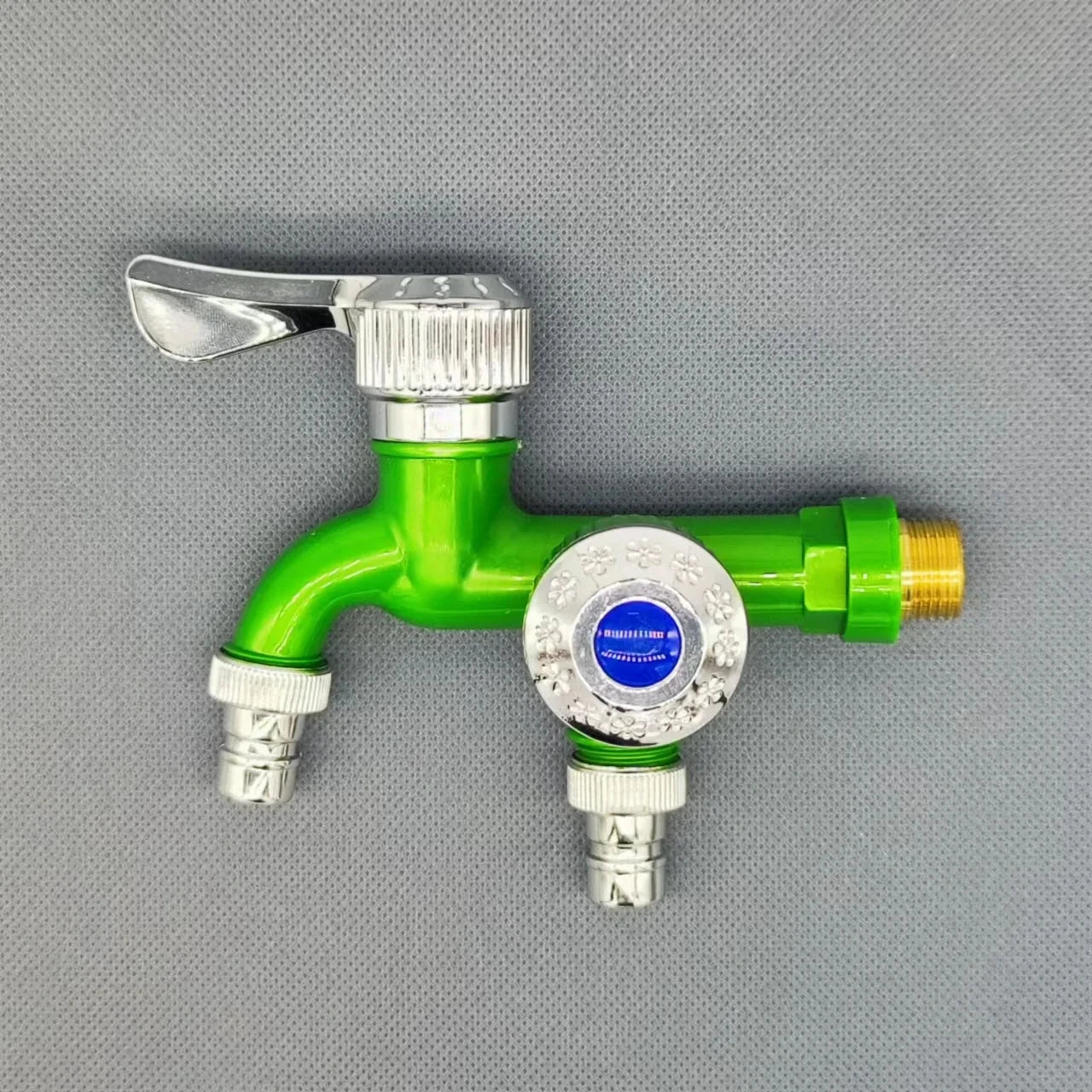 Dual Outlet Faucet Splitter | 1/2" Double Control Water Tap