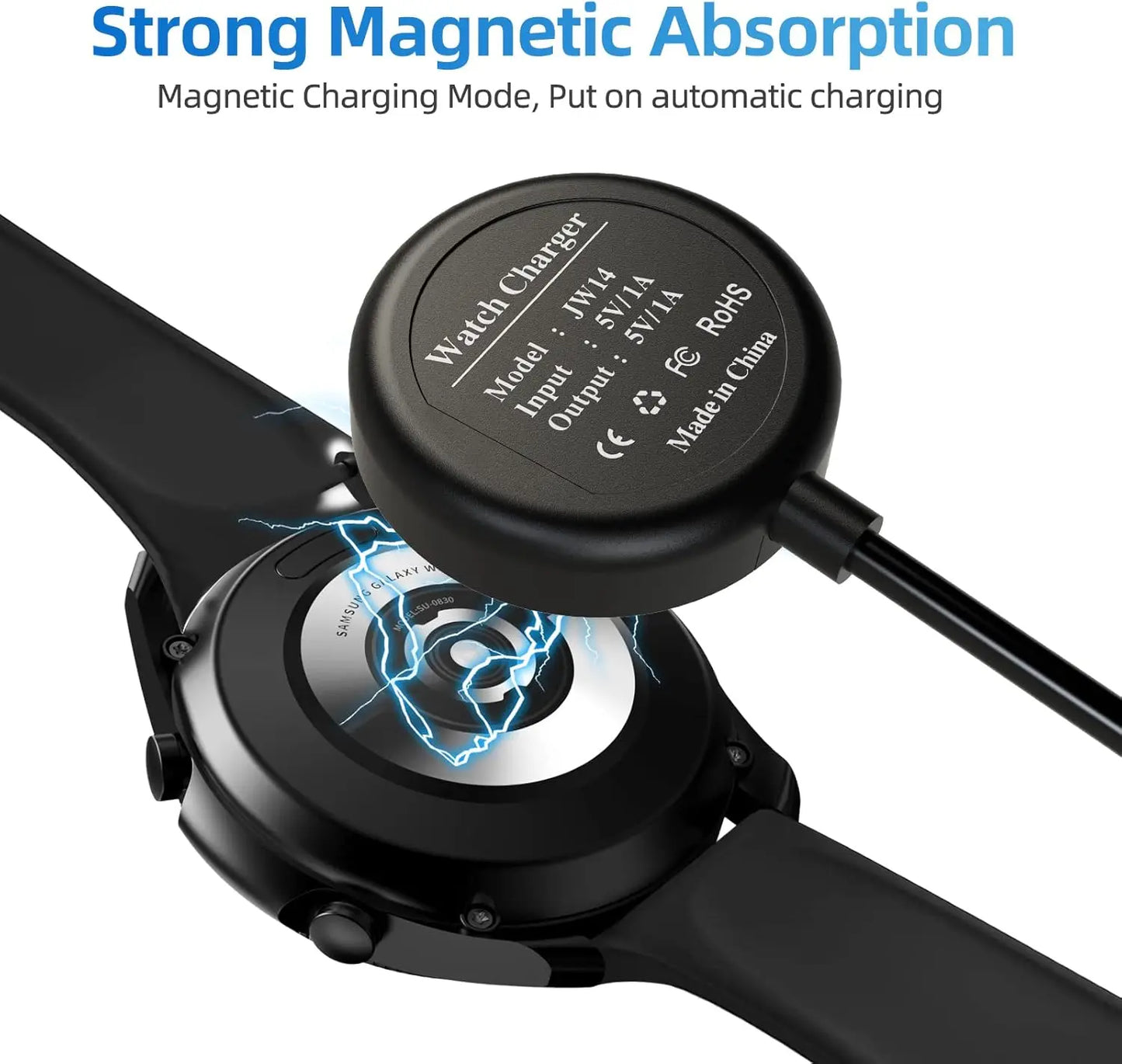 Samsung Galaxy Watch 7/6/5/4 USB Replacement Charger Peaceful Pleasures Health and Wellness