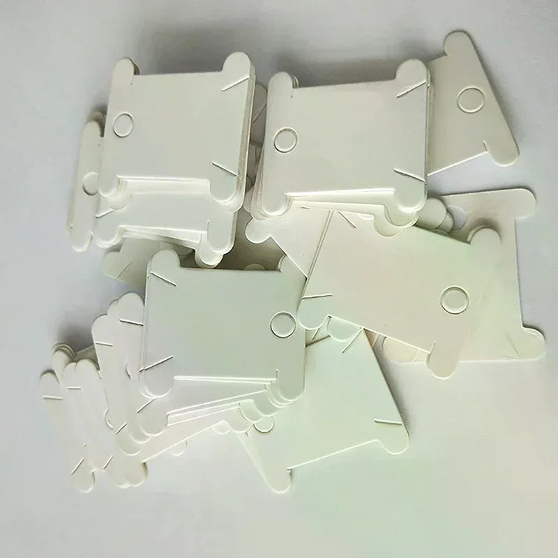 200pcs Cardboard Floss Bobbins for Cross Stitch & Embroidery Thread Bobbin Organizer Peaceful Pleasures Health and Wellness