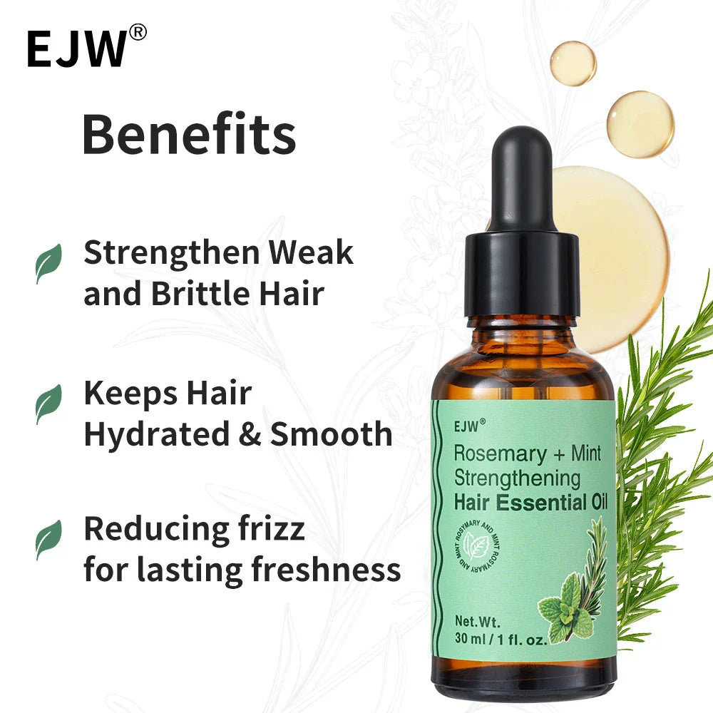 Rosemary & Mint Hair Oil – Dry, Damaged & Frizzy Hair