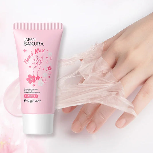 LAIKOU Sakura Hand Wax Mask – Exfoliating & Moisturizing Hand Peeling Mask Oasis Select Default Title