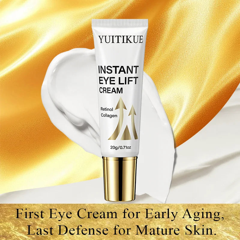 YUITIKUE Instant Eye Lift Cream 20g Retinol & Collagen Formula for Firming, Lifting & Reducing Fine Lines Peaceful Pleasures Health and Wellness