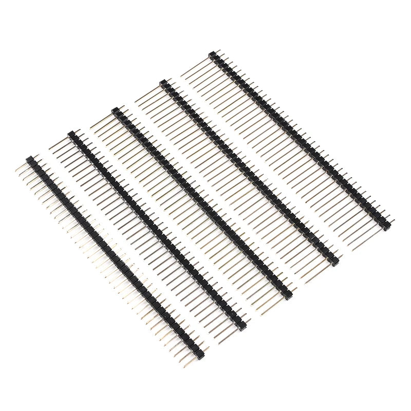 10PCS 2.54mm Single Row Male Connector PCB Board Pin Header Long 13/15/17/19/21/25mm 2p 3p 4p 5p 6p 8p 10p 15p 30p 40p Copper Peaceful Pleasures Health and Wellness