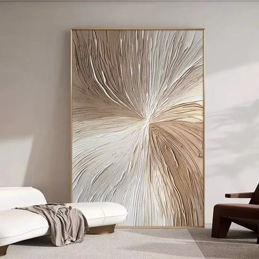 Unique Gift Abstract Line Picture For Home Wall Decor Handmade Oil Painting On Canvas For Living Room Bedroom Haning Poster Peaceful Pleasures Health and Wellness