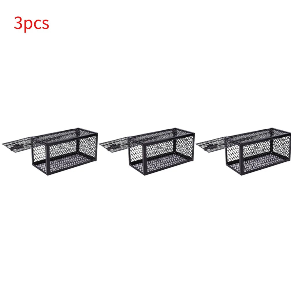 Heavy-Duty Self-Locking Metal Rat Trap Cage – Indoor & Outdoor