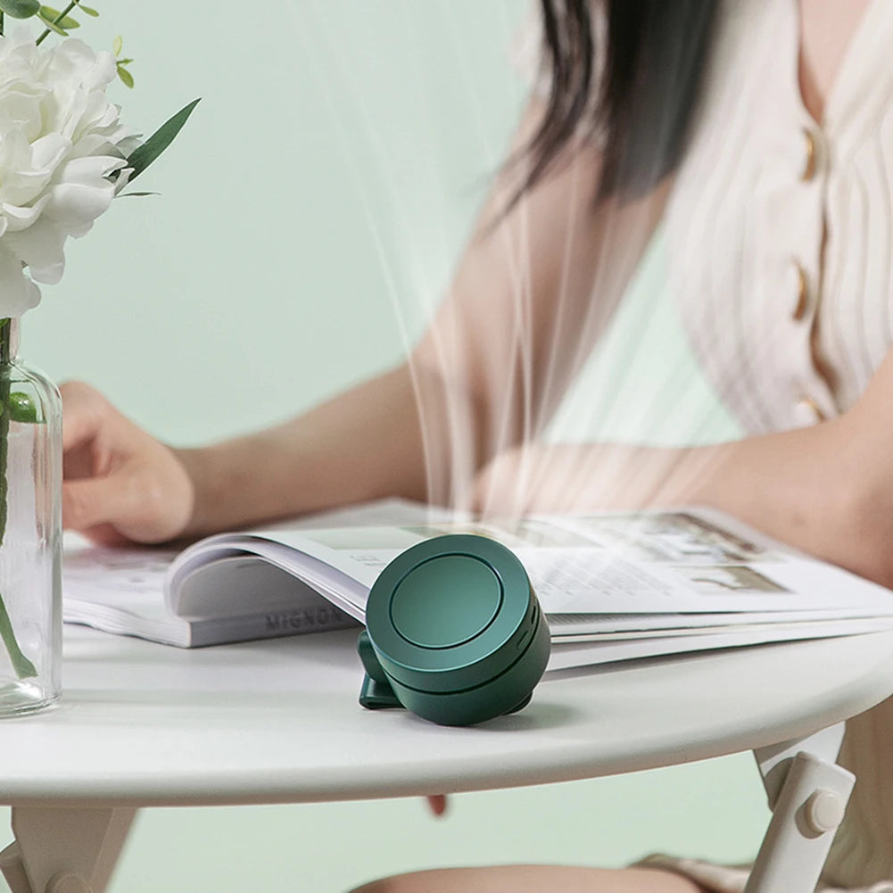 Mini Small Fan Cooling Fan Portable Rechargeable Fan Hanging Fan Multifunctional Waist Clip On Fan For Summer Outdoor Sports Peaceful Pleasures Health and Wellness