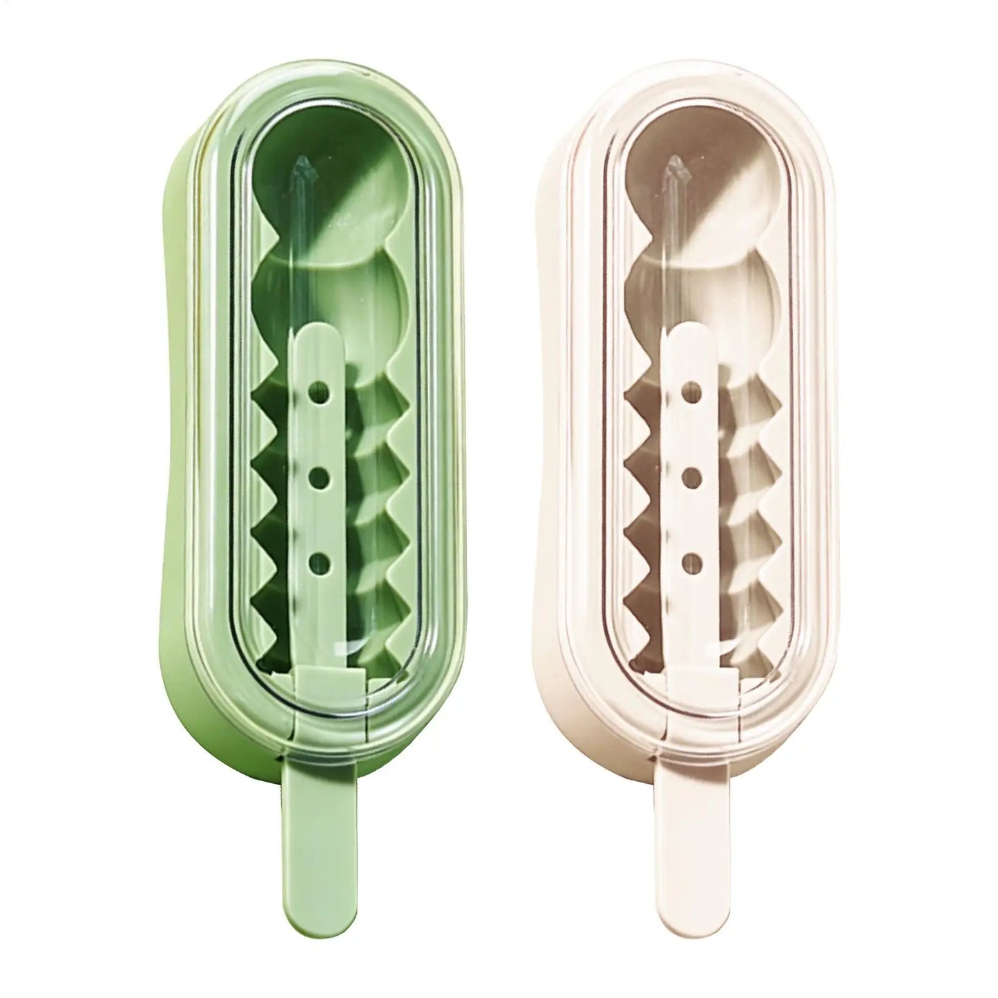 Silicone Ice Cream Pop Mold with Lid & Sticks | DIY Frozen Treats