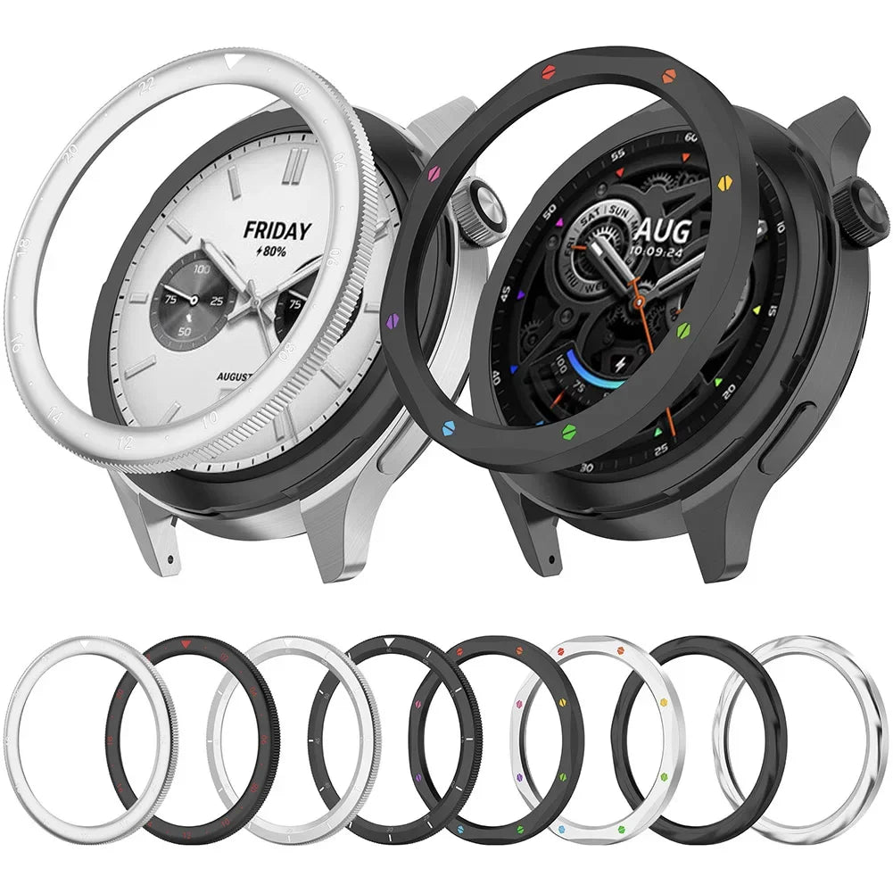 Metal Bezel Ring for Xiaomi Watch S4/S3 ESIM – with Screen Protector Peaceful Pleasures Health and Wellness