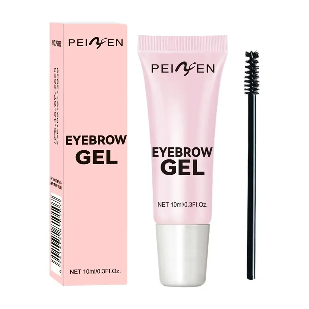10ml Eyebrow Setting Gel Clear Brow Gel with brush Shapes and Sculpts, Waterproof Sweat-Proof Non-Sticky Formula Eye Makeup Peaceful Pleasures Health and Wellness 10ML