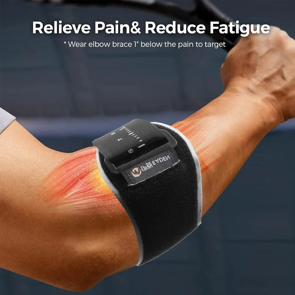 WEFITON Tennis Elbow Brace – Adjustable Forearm Support Strap Elbow Support Brace Peaceful Pleasures Health and Wellness
