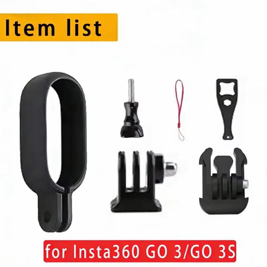 Insta360 GO3 & GO 3S Mount Set – Vertical & Horizontal Adapter Action Camera Mount Kit Oasis Select