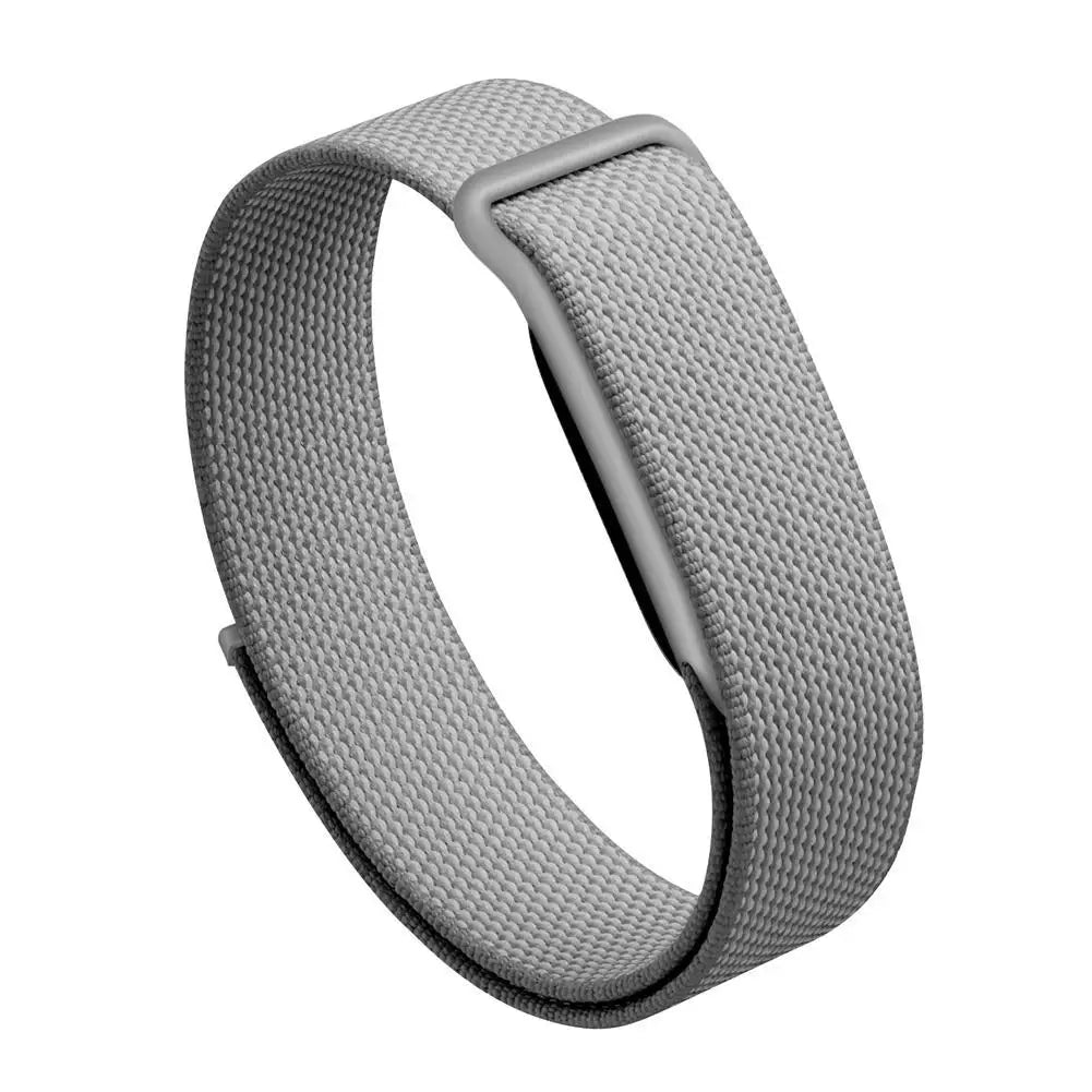Adjustable Intelligent Fitness Monitor Velcro Strap Brand Smart Watch Strap For Google Fitbit Air Sports Train Bracelet Tracker Peaceful Pleasures Health and Wellness 2 Dark Gray