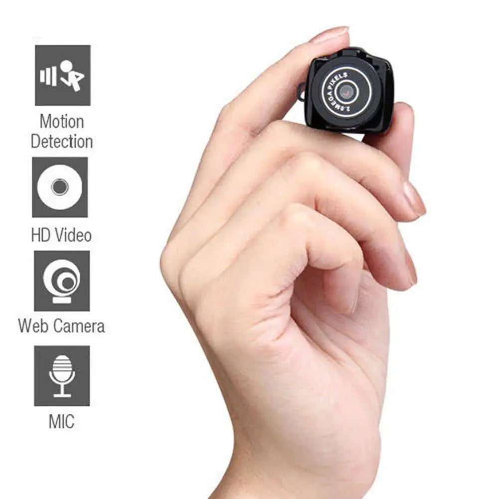 Y2000 Mini Body Camera – Portable 640p DVR Security Camcorder