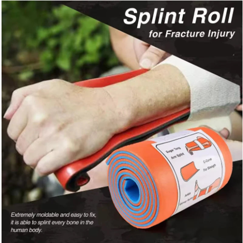 Foldable Polymer Splint | First Aid Immobilization, 3 Sizes