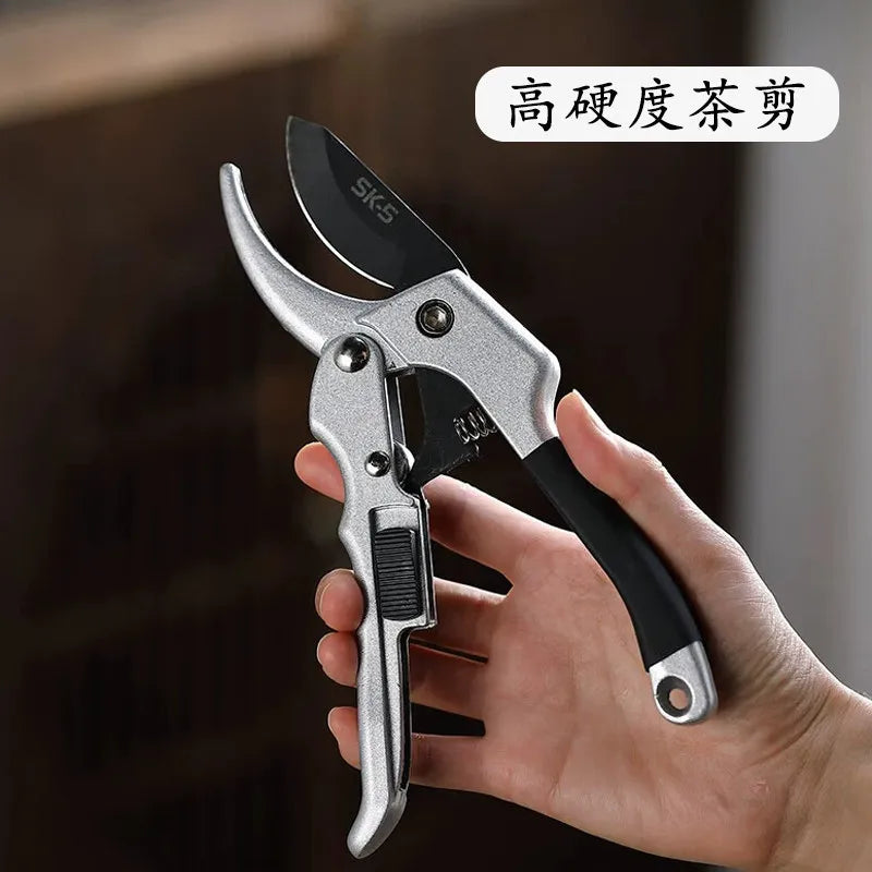 Stainless steel sk5 steel tea scissors, hard tea brick, tea crusher, tea ceremony tea needle, classy tea knife, tea prying tool Peaceful Pleasures Health and Wellness