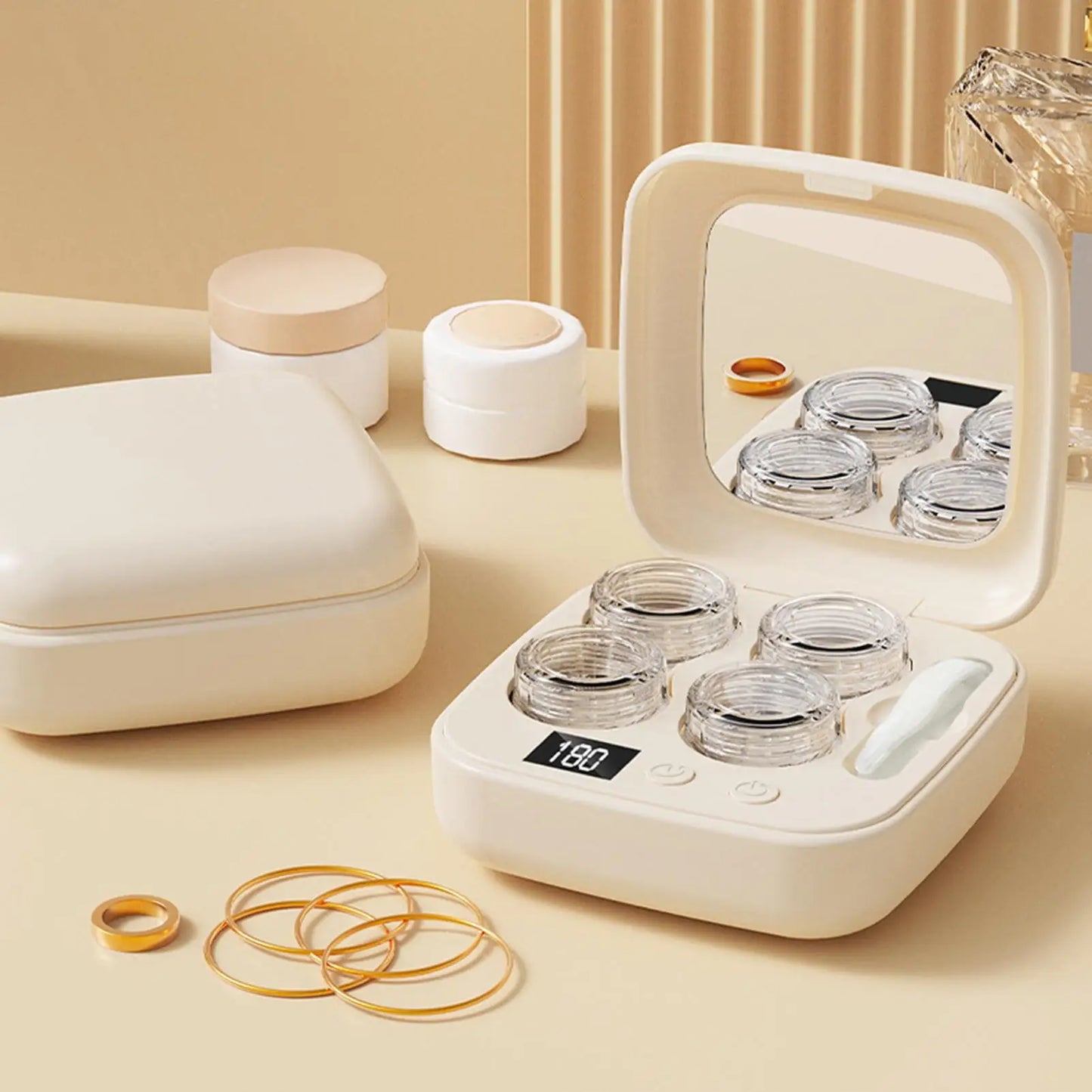 Portable Ultrasonic Contact Lens Cleaner | 360° Deep Clean