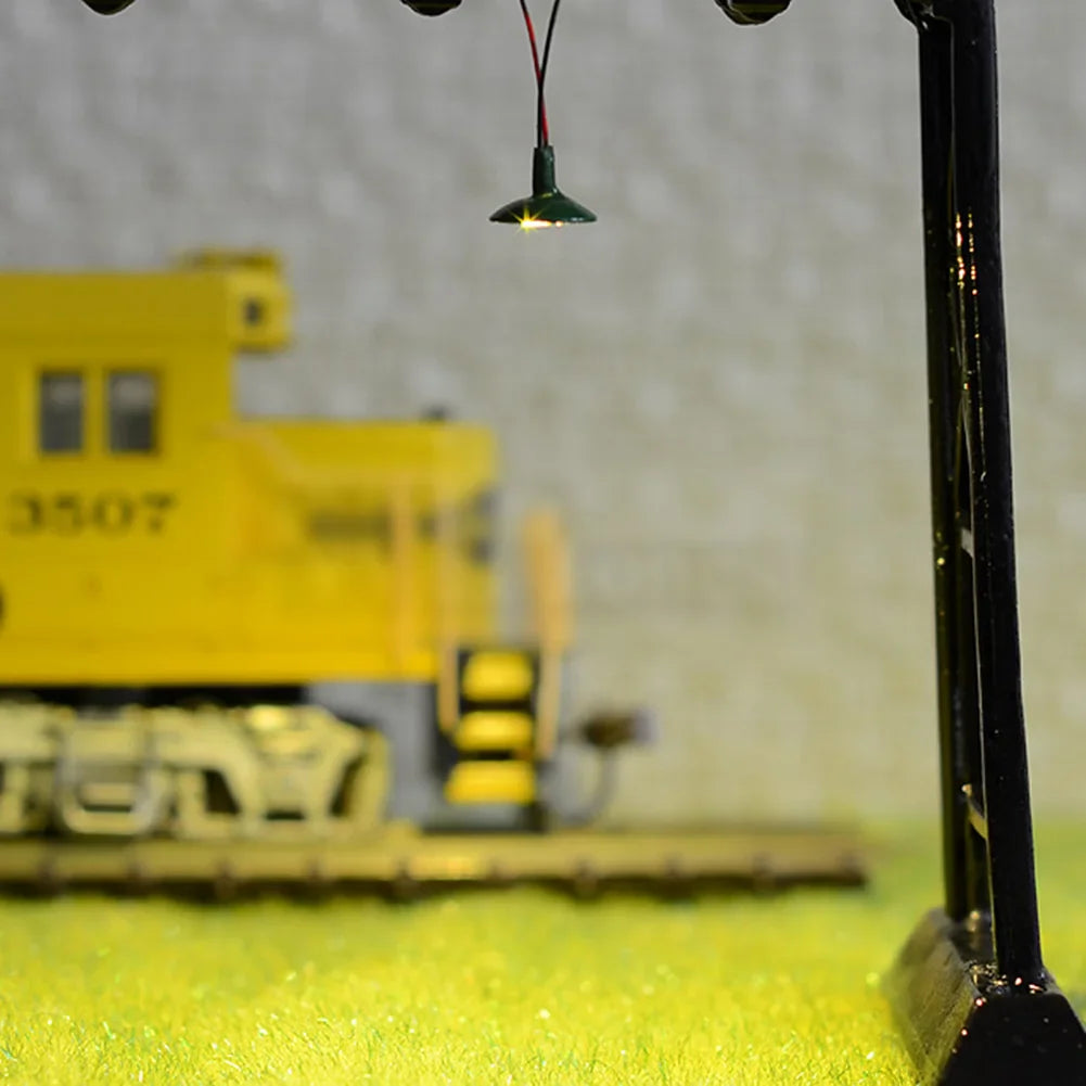 10pcs HO/OO Scale LED Street Lamp Posts | Model Railway Scenery
