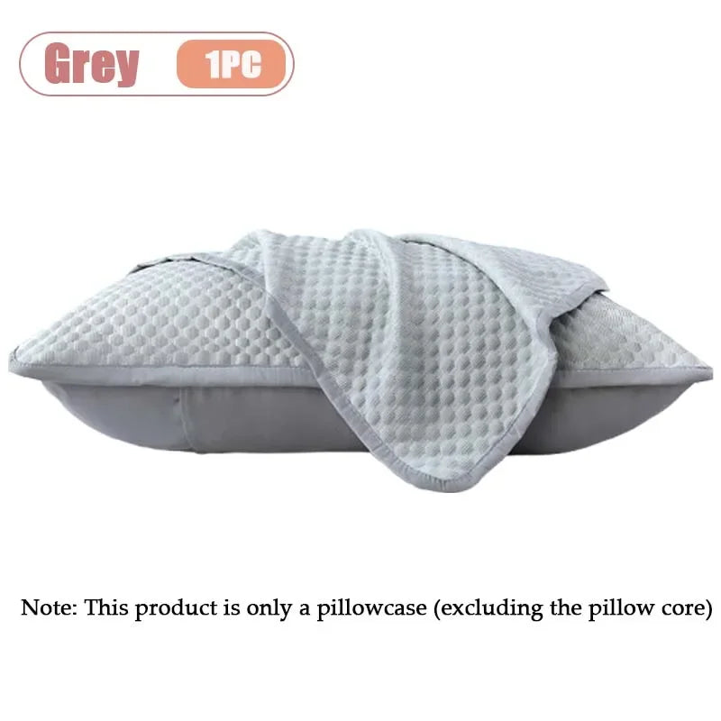 Ice Silk Cooling Pillowcase – Soft, Breathable & Washable