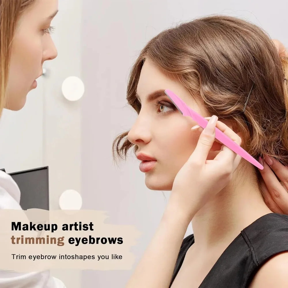 5/10/12/20pcs Eyebrow Razors Facial Eye Brow Trimmer Hair Removal Shaver Safe Blades Trimming Beauty treatment Tools Peaceful Pleasures Health and Wellness