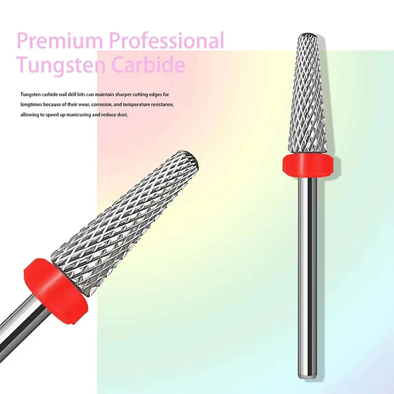 Manicure Tungsten Steel Grinding Head Polishing Removing Manicure Tools Corn Head Dead Skin Grinding Machine Accessories Peaceful Pleasures Health and Wellness