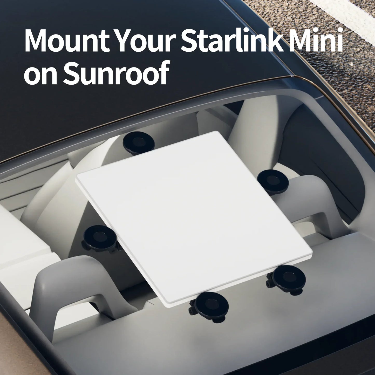 Starlink Mini Suction Cup & Sunroof Mount – Car Window Roof Kit Peaceful Pleasures Health and Wellness