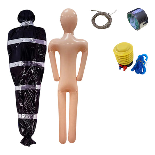 5ft Inflatable Hanging Corpse Prop | Haunted House Halloween Decor Halloween Prop Decoration Peaceful Pleasures Health and Wellness as shown One Size