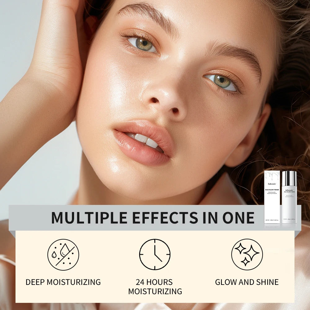 Milk Soothing Toner Moisturizing Water For Face Facial Toner Natural Houttuynia Cordata Extract Refresh Claming Skin Peaceful Pleasures Health and Wellness