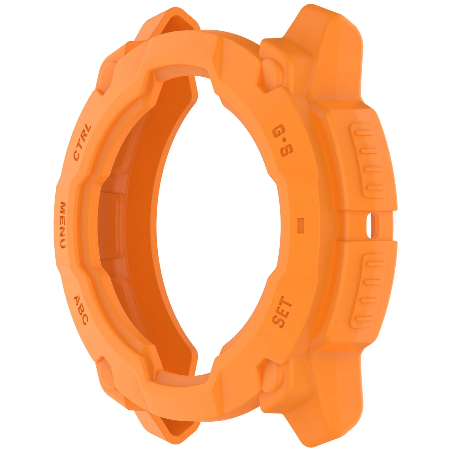 Silicone Case for Garmin Instinct 3 45mm & 50mm Protector Peaceful Pleasures Health and Wellness orange 50MM