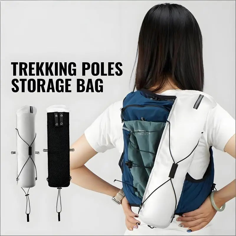 Outdoor Lightweight Hiking Cane Storage Bag Backpacking Trekking Poles Bag Portable Hiking Gear Accessory Peaceful Pleasures Health and Wellness