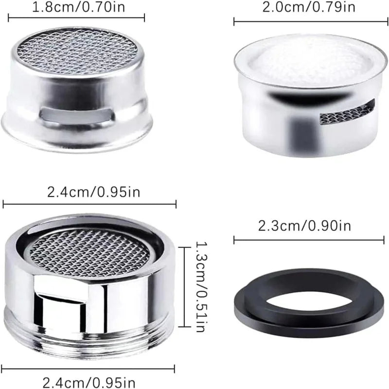 Brass 24mm Faucet Aerator – Water Saving Bubbler Nozzle Filter