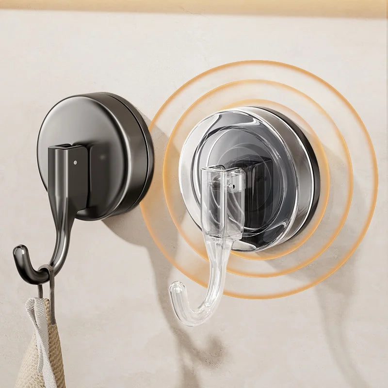 No-Drill Suction Cup Hooks – Kitchen & Bathroom Wall Hooks