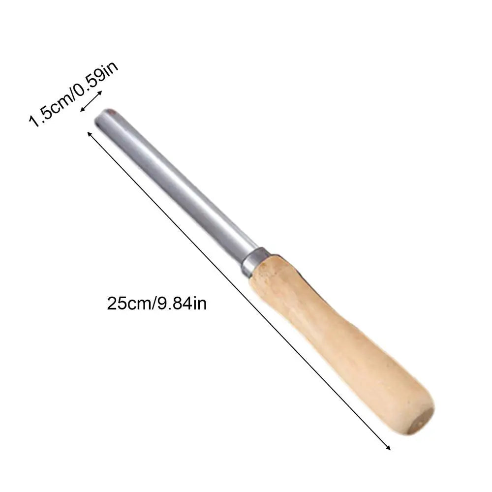 Stainless Steel Apple Corer with Wooden Handle Vegetable Fruit Corer Pear Pitter Anti-Slip Kitchen Corer for Fruit Slicing Peaceful Pleasures Health and Wellness Black Walnut CN