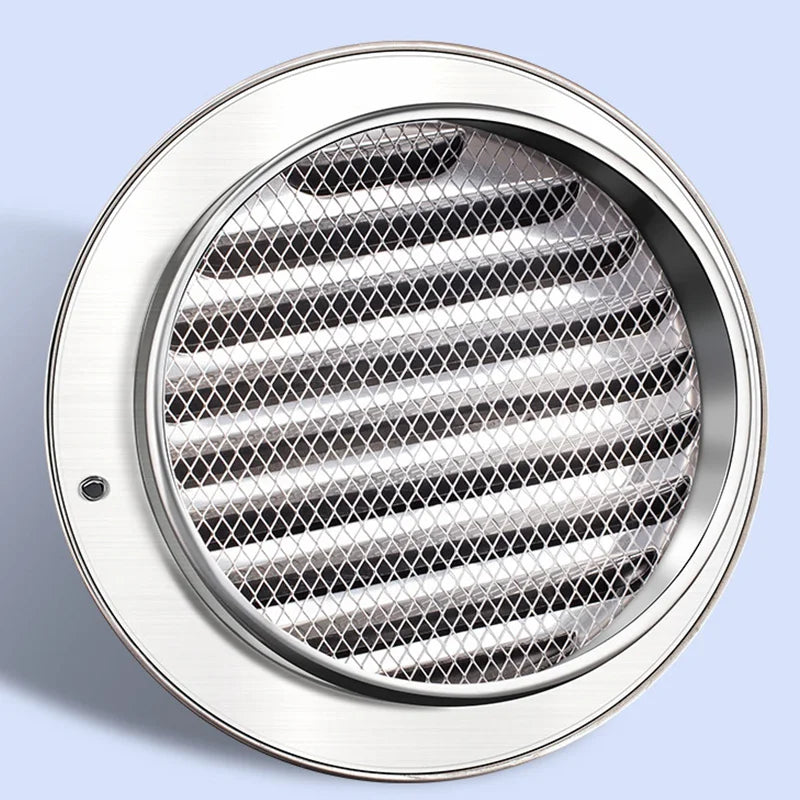 Stainless Steel Round Air Vent Grille Cover | Wall & Ceiling