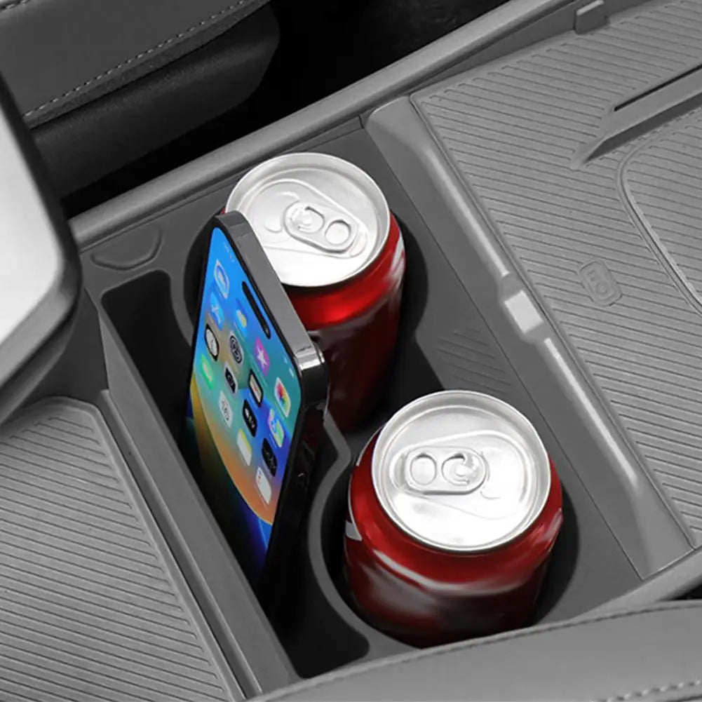 For 2024-2025 Kia EV3 Center Console Cup Holder Insert Anti-Shake Stabilizer Sleeve Drink Storage Non-Slip Car Cup Holder Pad Peaceful Pleasures Health and Wellness