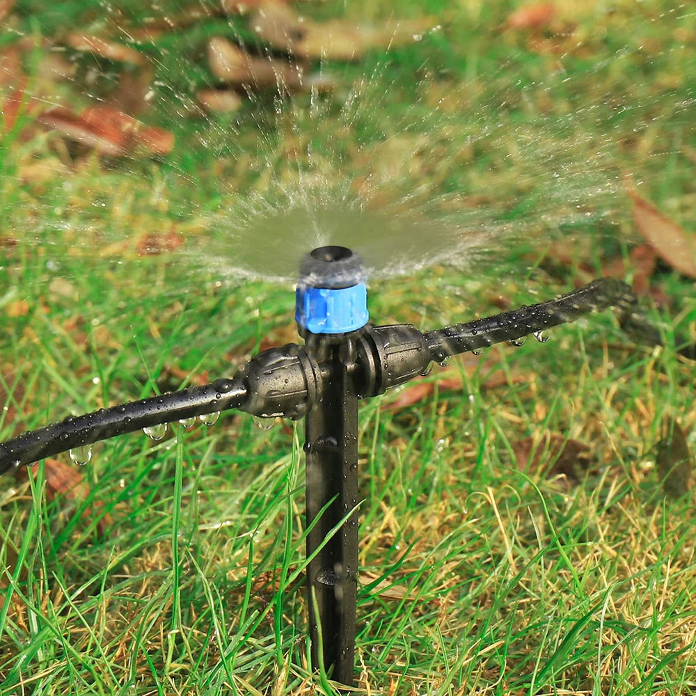 10/30Pcs Spiked Dripper Sprinkler 8 Hole Drop Emitter All Round Scattering Sprinkler Garden Flower Watering Irrigation Supplies Peaceful Pleasures Health and Wellness