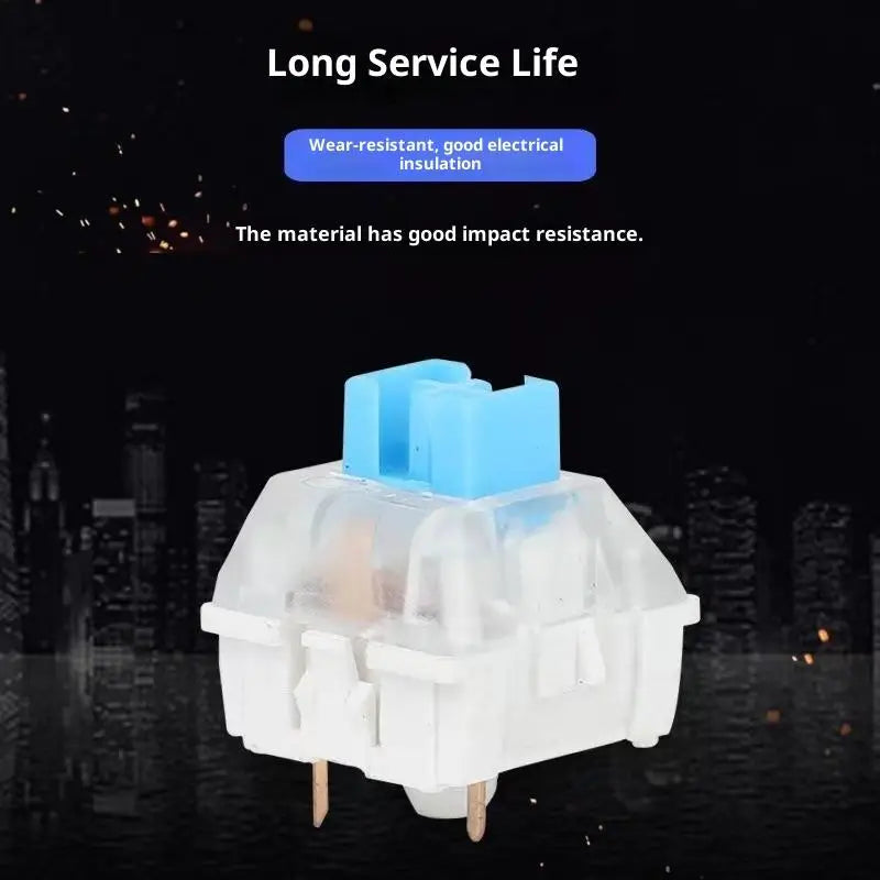 50Pcs 3 Pin Tactile Switch Plastic For Electrical Equipment Tools Keyboard Switch Keyboard Clicker Key Replacement Peaceful Pleasures Health and Wellness