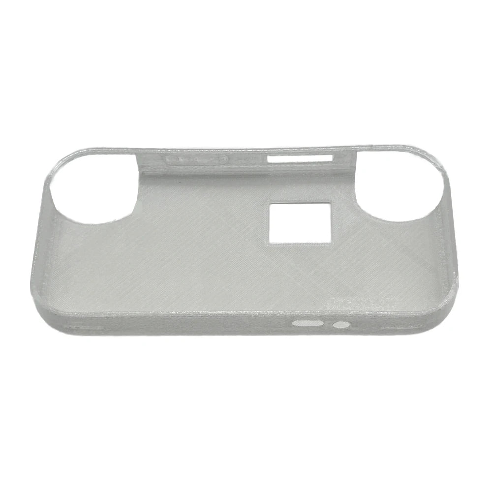 TPU Flexible Protective Shell For ANBERNIC RG476h Console 3D Printed Protective Cover Fashionable And Simple Design Peaceful Pleasures Health and Wellness Translucent White