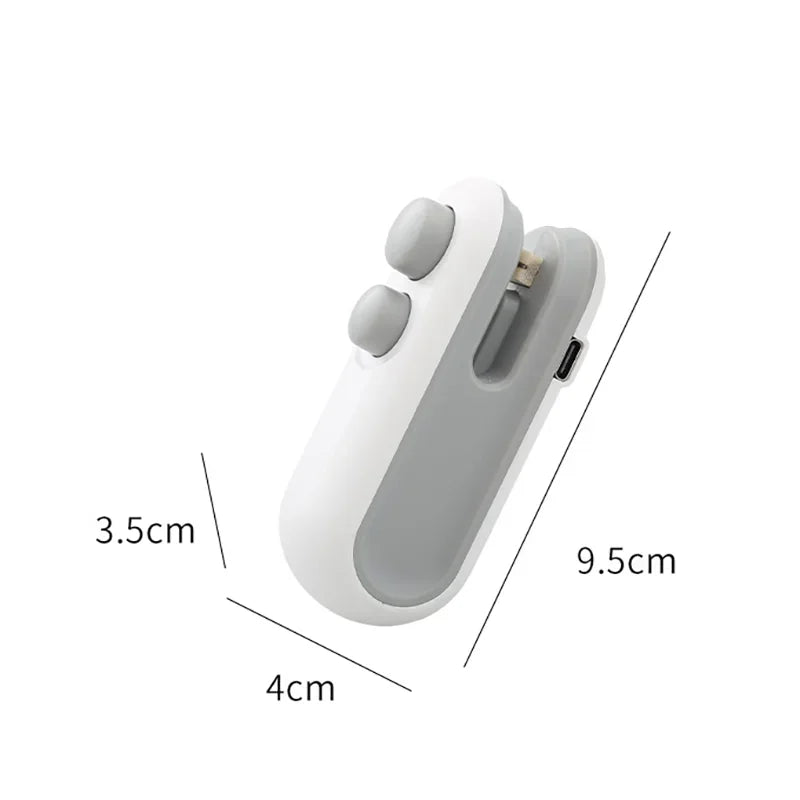 Portable 2-in-1 Mini Heat & Vacuum Sealer | Rechargeable