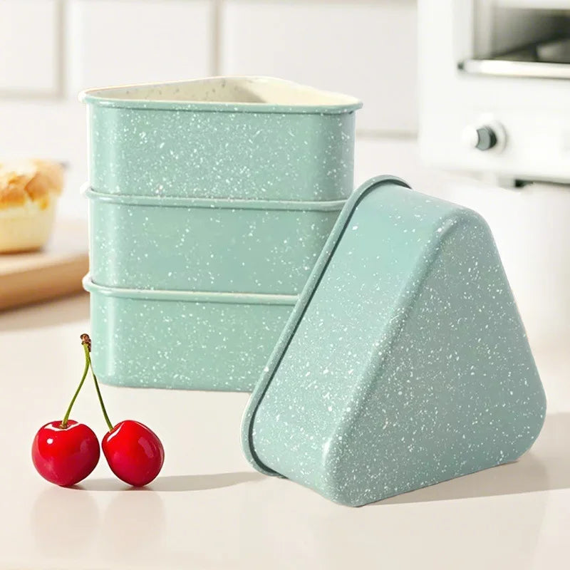 Triangular Carbon Steel Baking Toast Pan Nonstick Loaf Pan For Oven, Homemade Cakes, Breads, Meatloaf, Brownies Pound Cake Mold Peaceful Pleasures Health and Wellness