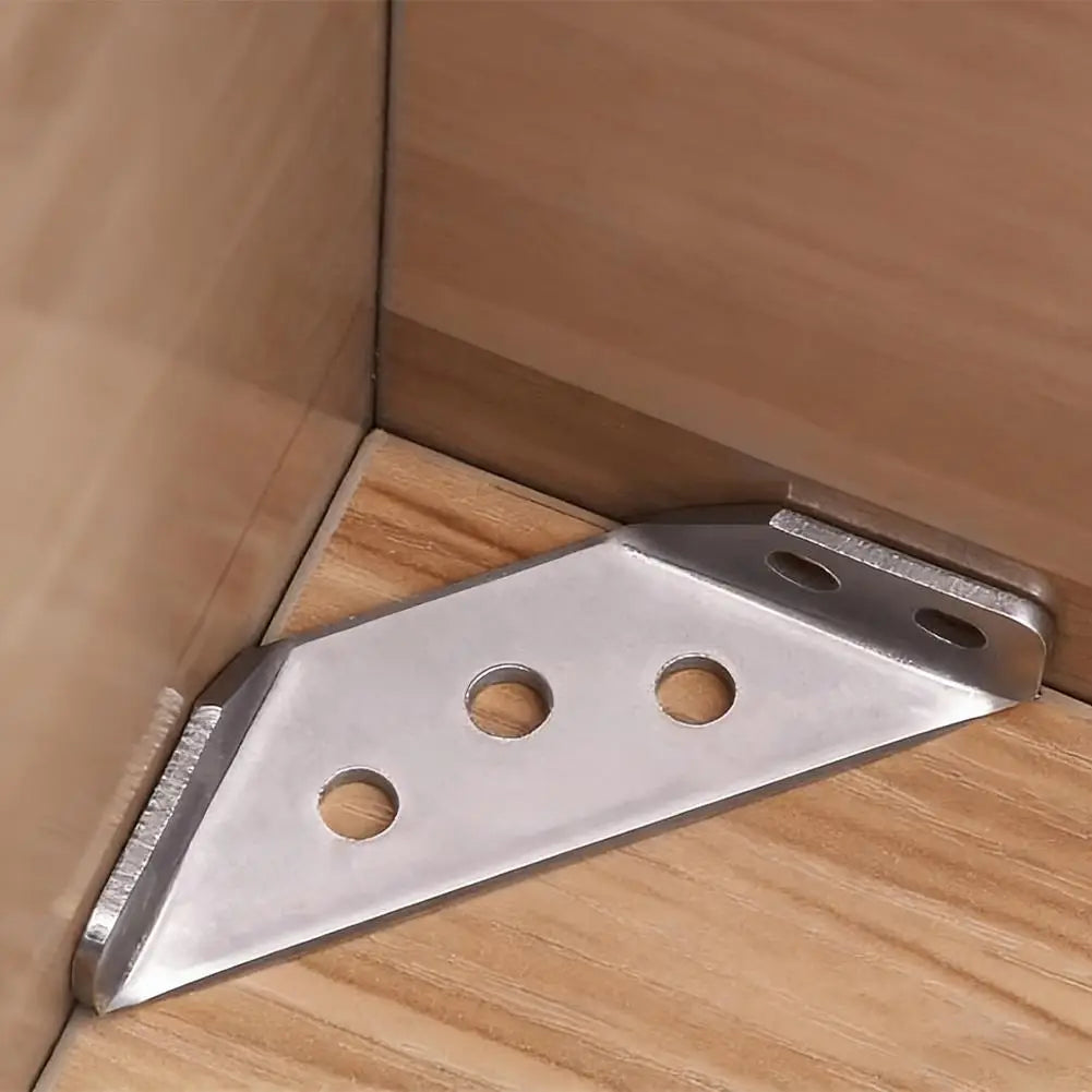 4/10/20Pc Corner Angle Code Thickened Stainless Steel 90 ° Right Angle Fixed Bracket Heavy Duty Furniture Fixed Connector Peaceful Pleasures Health and Wellness