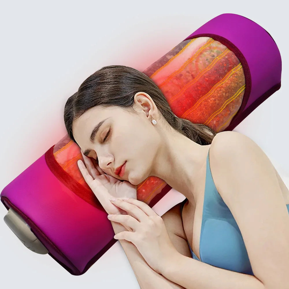 7 Chakra Crystal Heating Pillow | Infrared Therapy & Pain Relief
