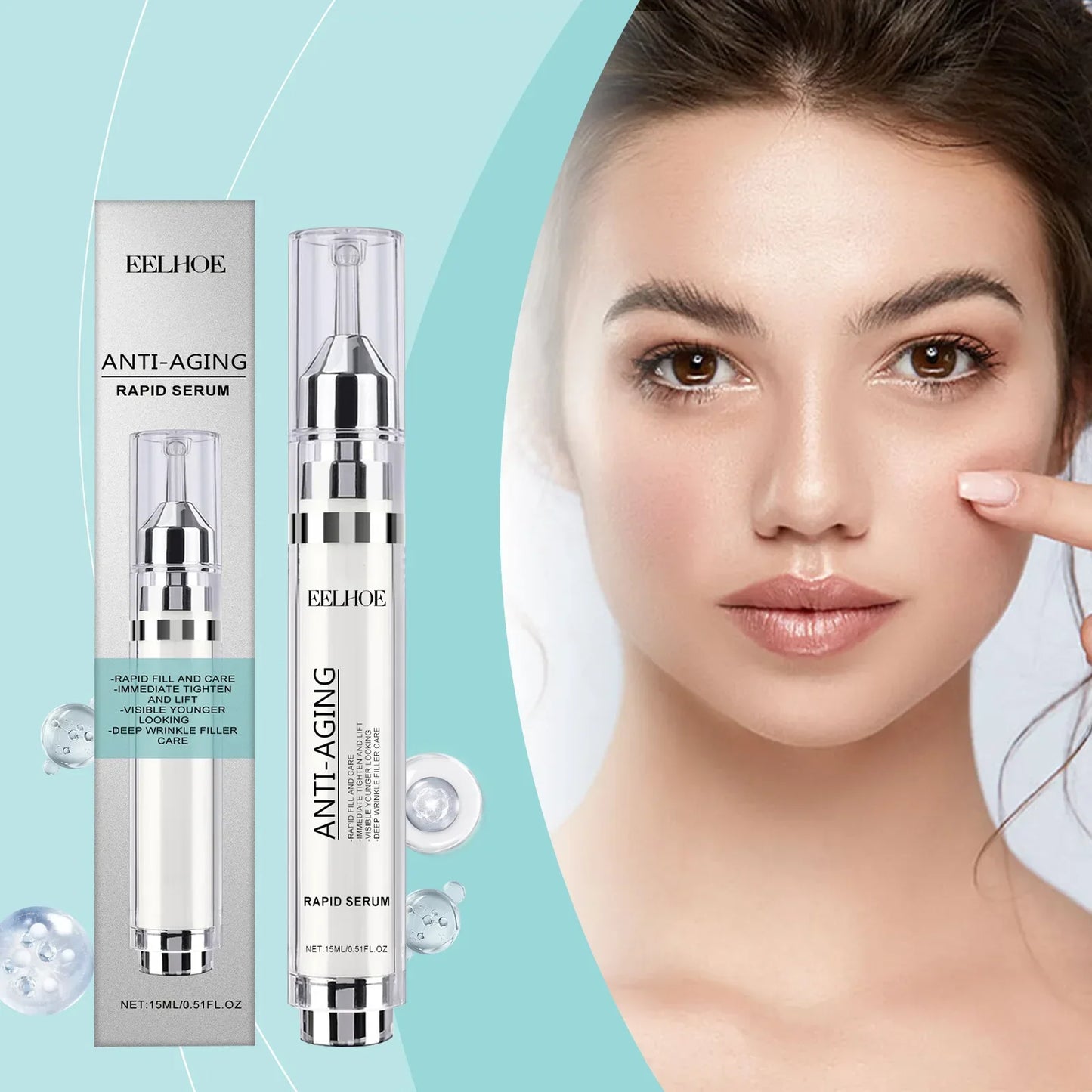 EELHOE Collagen Facial Serum – Firming & Hydrating, 15ml Peaceful Pleasures Health and Wellness