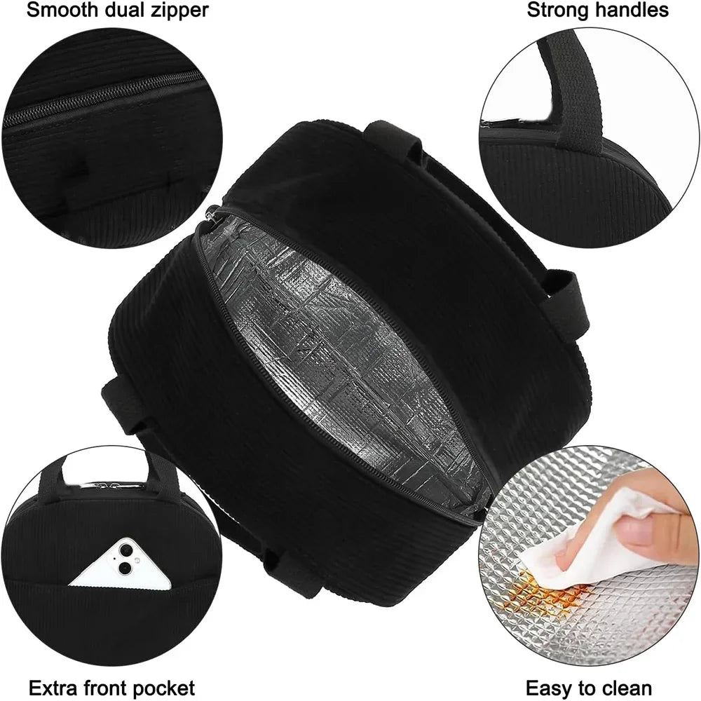 Insulated Lunch Bag for Women & Men | Cute Reusable Lunch Box
