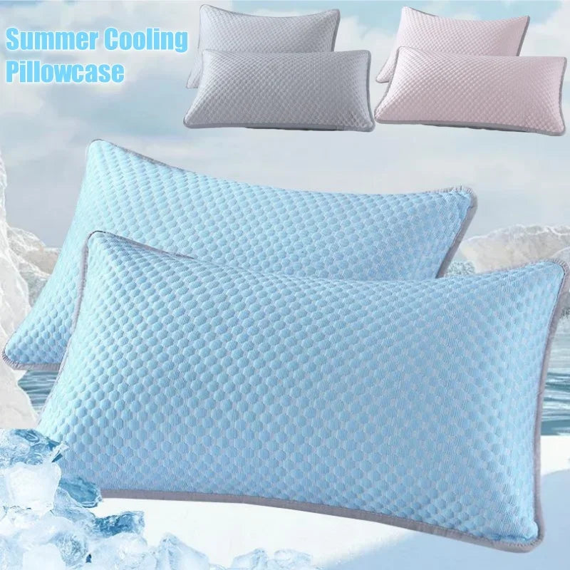Summer Cooling Ice Bean Pillowcase 48x74cm | Cool Touch Fabric
