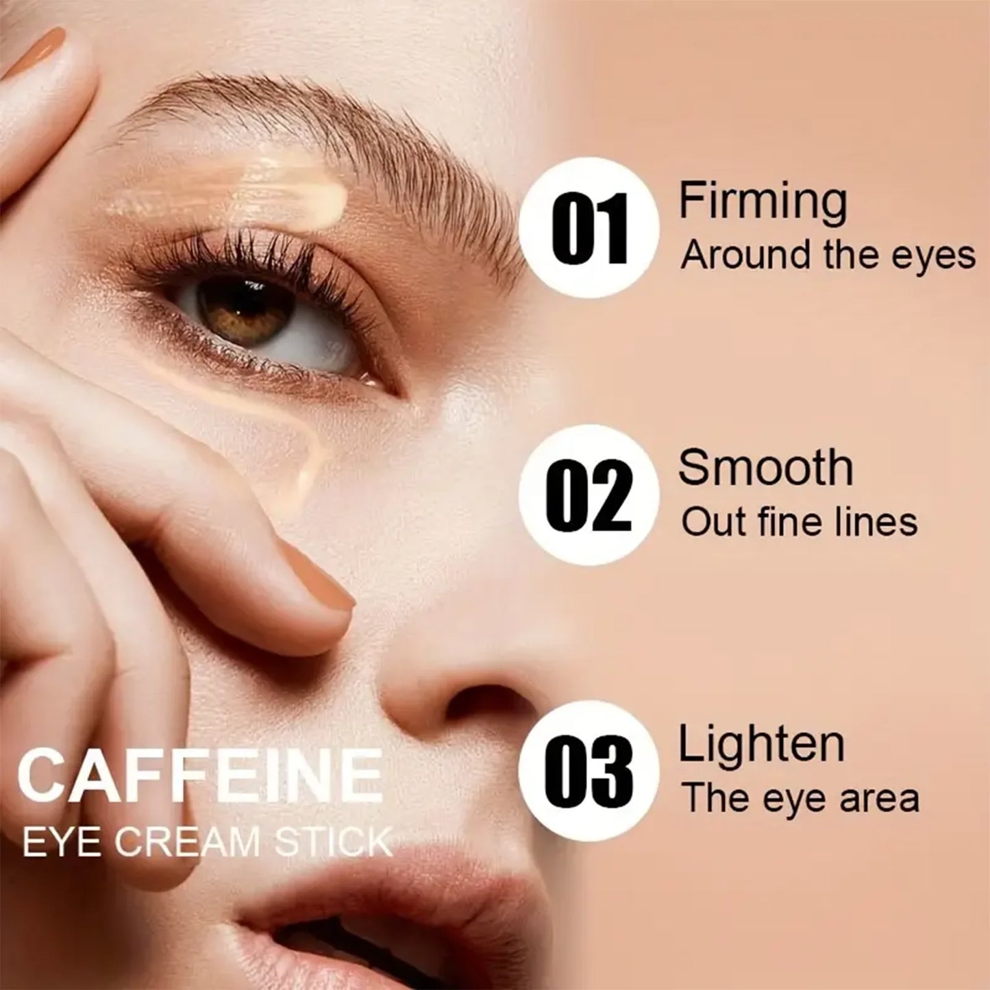Caffeine Eye Cream Stick – Brightening Moisturizing Eye Serum