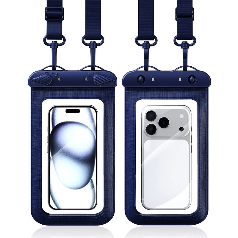 waterproof phone pouch for swimming bag phone diving phone case IPX8 waterproof bag phone case under water transparent pouch Peaceful Pleasures Health and Wellness