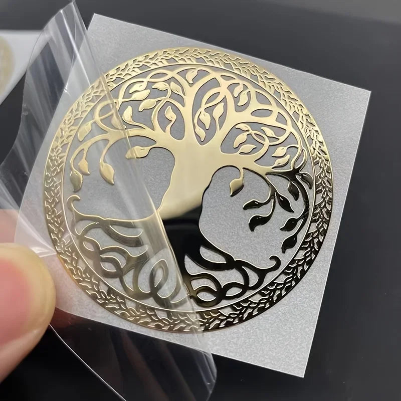 Lucky Tree Metal Sticker for Laptop, Phone & Notebook