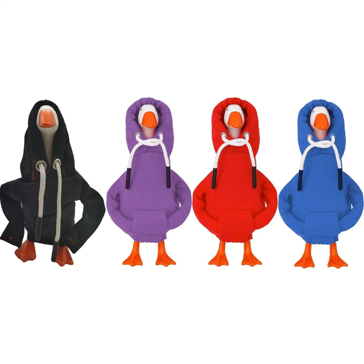 7 Inch Desk Geese Hoodies Outfit Tabletop Animal Costume Decor, Porch Outdoor Party Holiday Decoration Supplies Peaceful Pleasures Health and Wellness